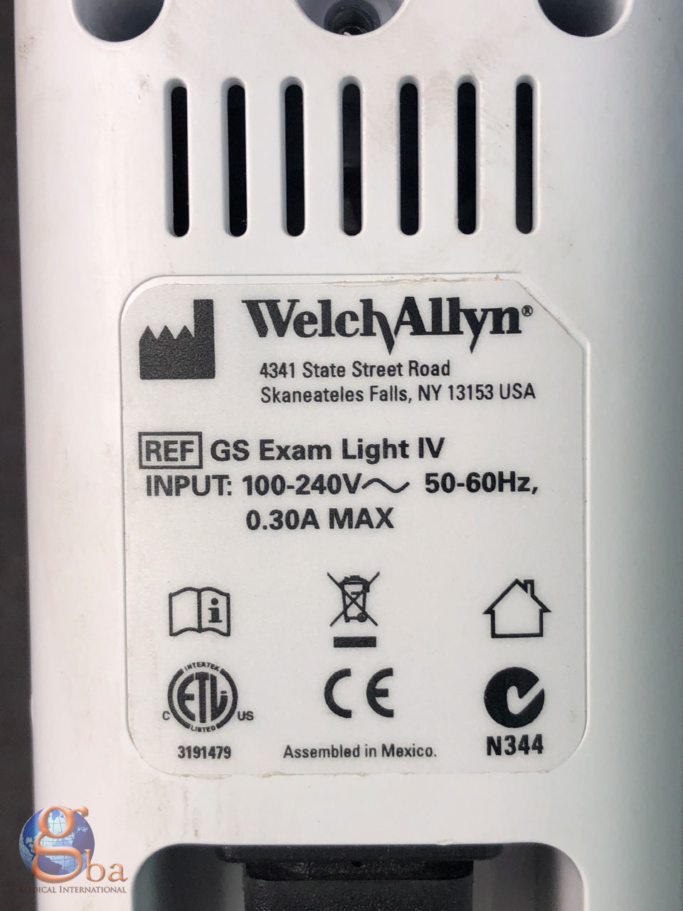 Welch Allyn 48810 Green Series  GS LED  Exam Light IV w  